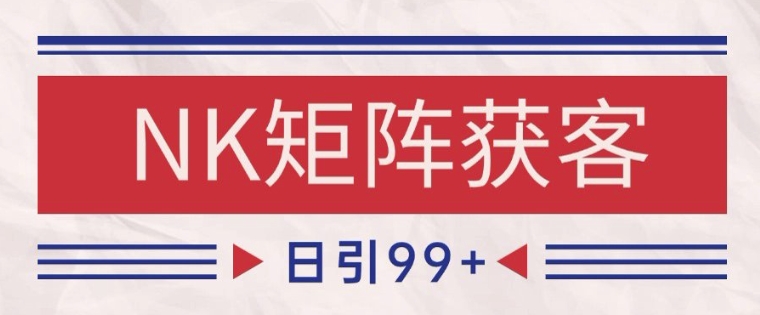 小红书某音NK赛道引流获客 自热矩阵日引200+【揭秘】-秀人资源网