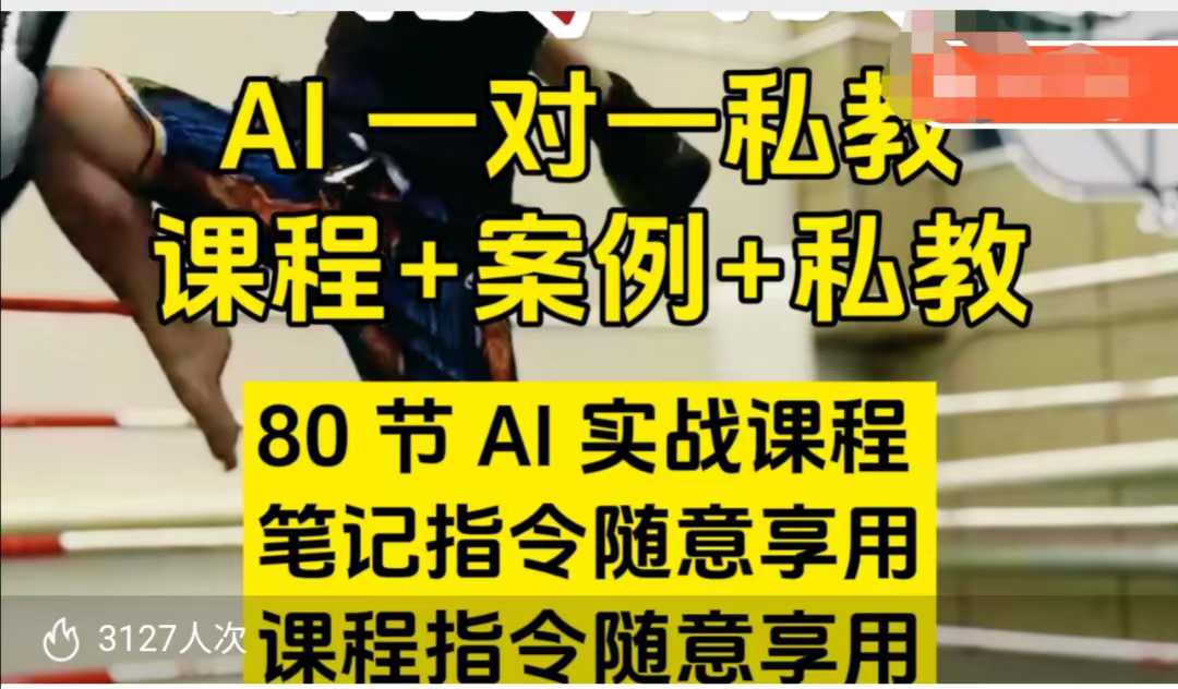 AI指令实战课，课程+案例，80节AI实战课程，笔记指令随意享用，课程指令随意享用-秀人资源网