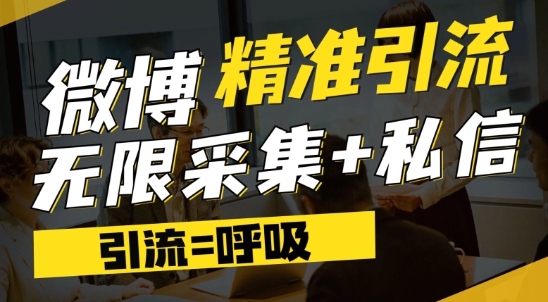 微博最新引流技术，软件提供博文评论采集+私信实现精准引流【揭秘】-秀人资源网