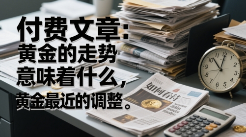 付费文章：黄金的走势意味着什么，如何看待黄金最近的调整-整合资源网