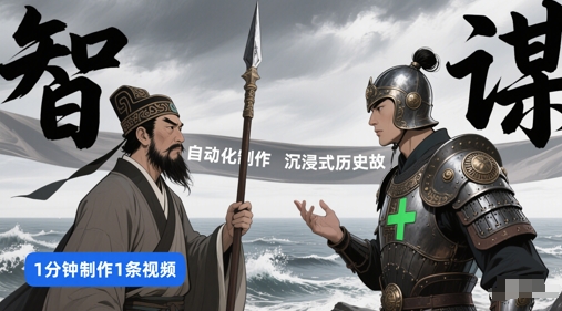 扣子工作流一键生成沉浸式历史故事，一天工作量，3分钟搞定-秀人资源网