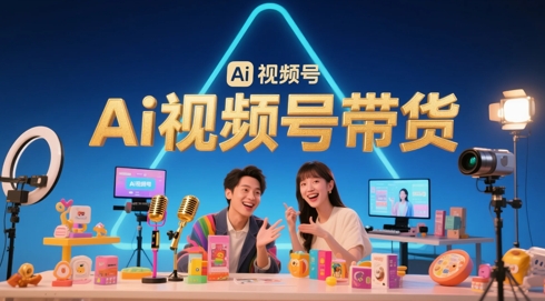 风口已至！AI视频号带货轻松月入过1W，99%的普通人却卡在内容制作门槛-秀人资源网