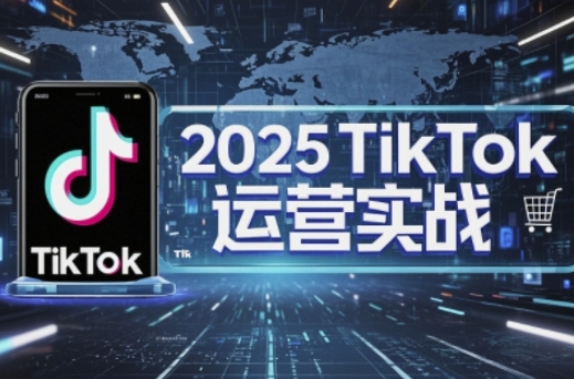 2025TikTok电商运营，掌握TikTok店铺运营核心技巧，实现低成本高转化-秀人资源网