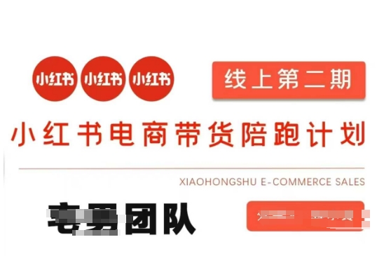 小红书电商带货课2期，月利润20个的小红书电商的有货源，无货源，虚拟产品，付费投流等整套玩法-秀人资源网
