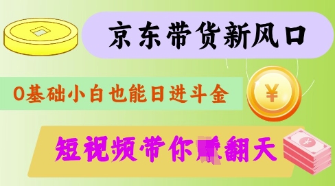 最新京东短视频带货代运营秘籍，轻松躺挣【揭秘】-整合资源网