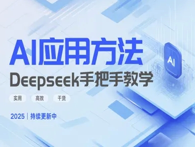 Deepseek实际应用技巧—手把手教学版，实用高效干货-秀人资源网