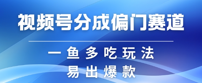 视频号创作者分成计划偏门类目，容易爆流，实拍内容简单易做【揭秘】-秀人资源网
