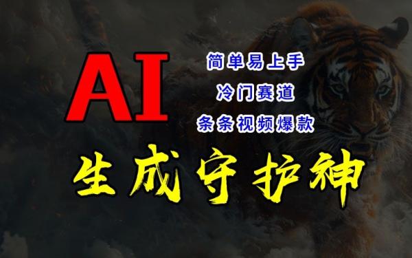 短视频冷门赛道，AI一键生成守护神，条条视频爆款，简单易上手，轻松获取睡后收入【揭秘】-秀人资源网