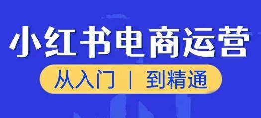 小红书电商运营课，从入门到精通，带你抓住又一个赚钱风口-秀人资源网