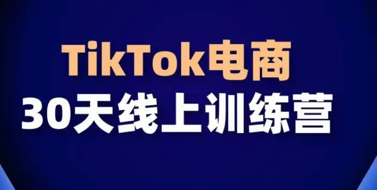 TikTok电商带货30天线上课，不可错过的全球流量洼地！-秀人资源网