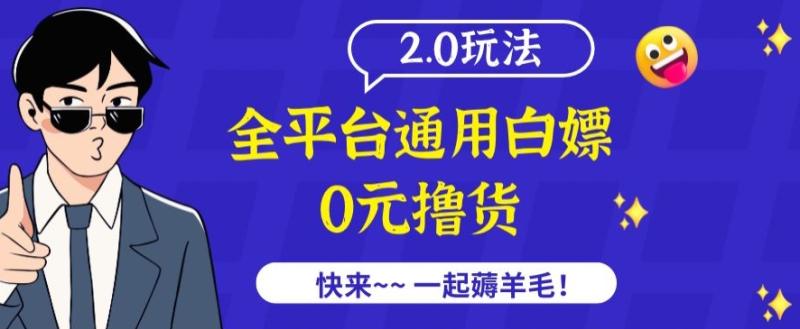 外面收费2980的全平台通用白嫖撸货项目2.0玩法【仅揭秘】-整合资源网