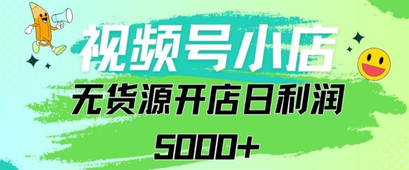 视频号无货源小店从0到1日订单量千单以上纯利润稳稳5000+【揭秘】-秀人资源网