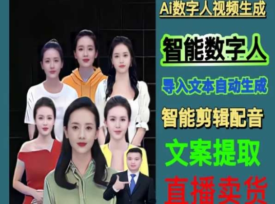 伍老师Ai数字人快速剪辑制作以及变现视频课-整合资源网