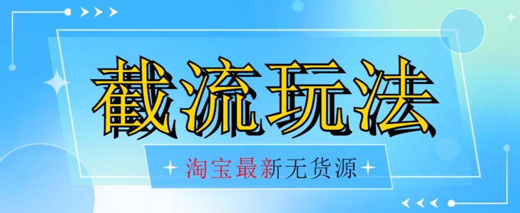 首发价值2980最新淘宝无货源不开车自然流超低成本截流玩法日入300+【揭秘】【1111更新】-秀人资源网