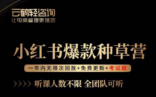 言若非-小红书爆款种草营，最值得入局的站外流量渠道！-整合资源网