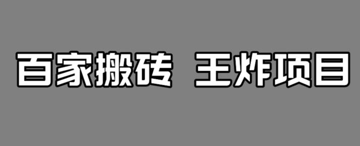 百家最新搬运玩法，单号月入5000+【揭秘】-秀人资源网