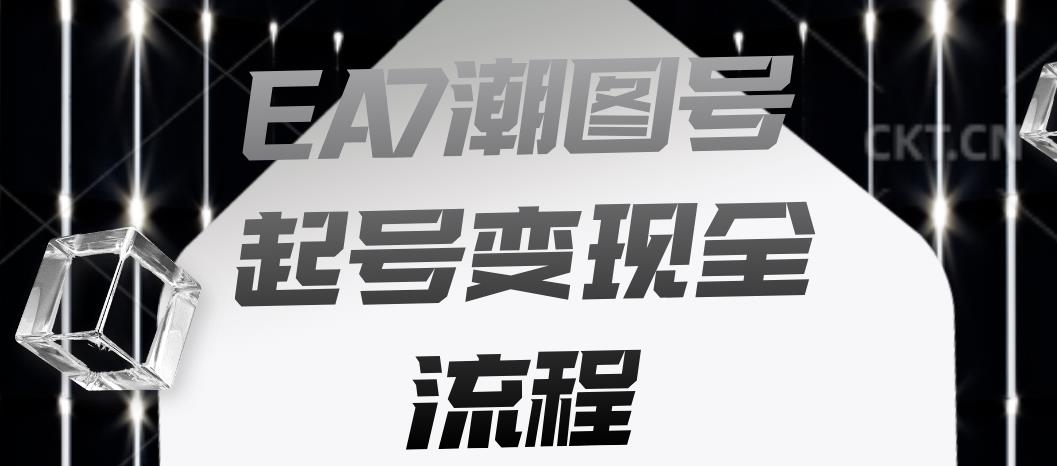 EA7潮图号起号变现全流程，快速起号飞速涨粉【揭秘】-整合资源网