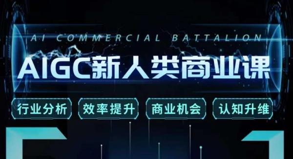 张诗童·AIGC新人类商业课，​行业分析/效率提升/商业机会/认知升维-秀人资源网