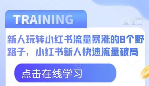 新人玩转小红书流量暴涨的8个野路子，小红书新人快速流量破局-秀人资源网