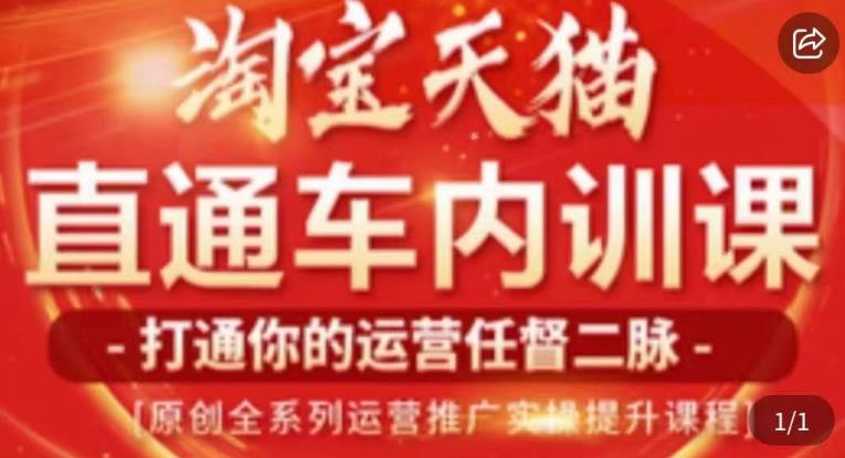 天问电商·2023淘宝天猫直通车内训课，零基础学起直通车运营实操课程-秀人资源网