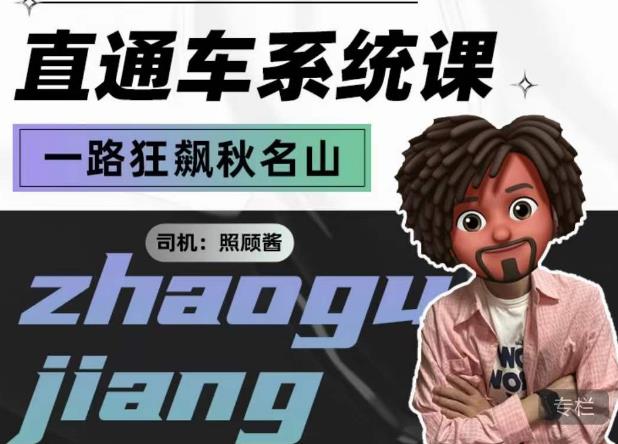 照顾酱·直通车系统课，从0到1搭建你的付费推广思维，讲基础，讲思路，讲方法，也讲实操-整合资源网