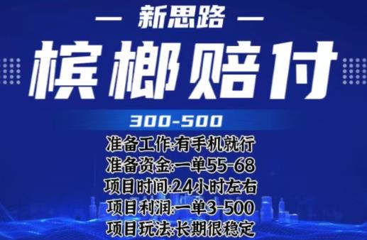 最新外卖槟榔赔付思路，一单收益至少300+【仅揭秘】-秀人资源网
