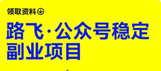 路飞·公众号稳定副业项目，你只要无脑去推广，粉丝和收入，自然就来了-整合资源网