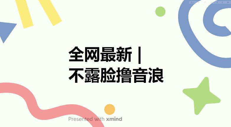 全网最新不露脸撸音浪，跑通自动化成交闭环，实现出单+收徒收益最大化【揭秘】-秀人资源网