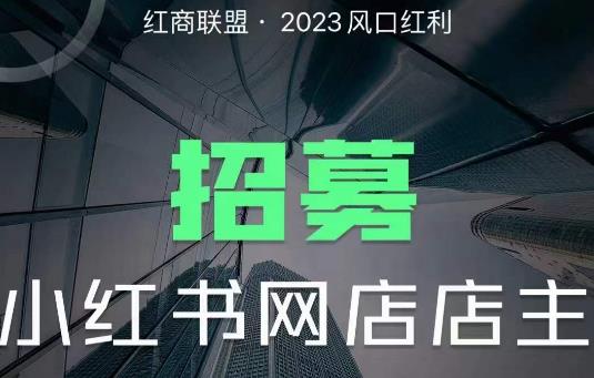 红商联盟·小红书无货源电商1.0，0粉丝无需囤货，小白也可以轻松上手的无货源项目-秀人资源网