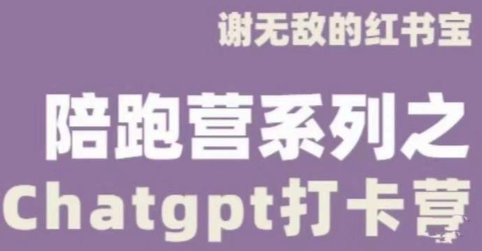 谢无敌ChatGPT打卡营，教你更好地使用ChatGPT来提高工作效率-秀人资源网