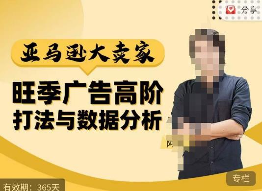 阿甘·亚马逊大卖家广告高阶打法与数据分析，走出传统广告误区；揭秘大卖惯用打法；数据驱动广告决策-整合资源网