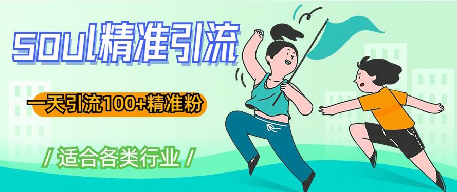 soul精准引流系列课程，一天引流100+精准粉，适合各类行业-秀人资源网