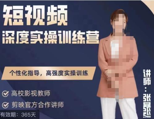 张暴撕陪跑训练营第四期全新升级版，短视频深度实操训练营-秀人资源网
