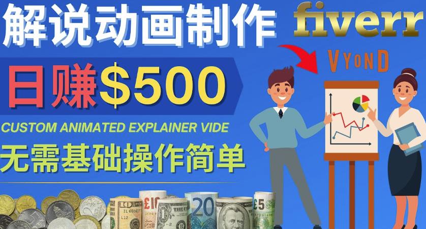 制作解说类动画视频（Animated Explainer）日赚500美元以上-0基础可操作-整合资源网