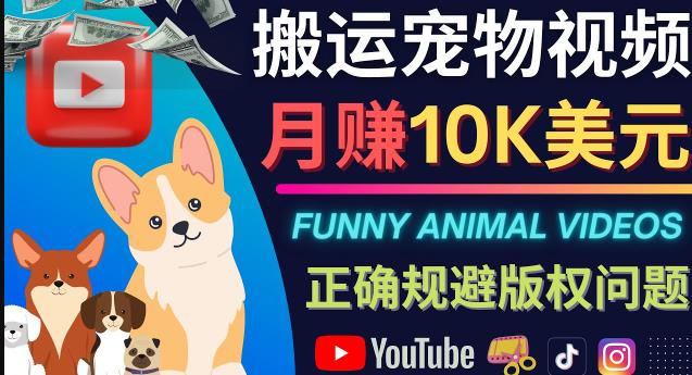 搬运TIKTOK视频到YouTube，并进行二次创作，月赚1万美元以上-秀人资源网