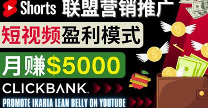 通过Youtube Shorts推广联盟营销商品，月赚5000美元方法和技巧-秀人资源网