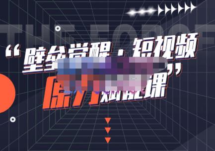 壁垒觉醒·短视频原力赋能课Pro【更新9月】，把短视频能力基因刻在你骨子里的课-秀人资源网