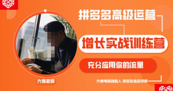拼多多高级运营增长实战训练营，充分应用你的流量（拼多多2980元付费课程）-秀人资源网