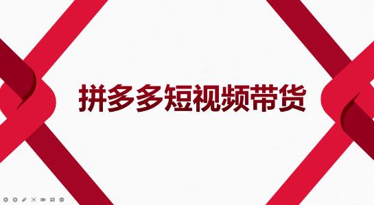 2022风口红利期-拼多多短视频带货，适合新手小白的入门短视频教程-秀人资源网