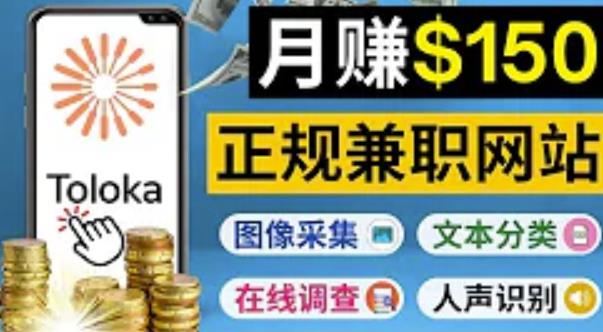 正规网络兼职赚钱平台Toloka，利用业余时间月赚150美元-秀人资源网