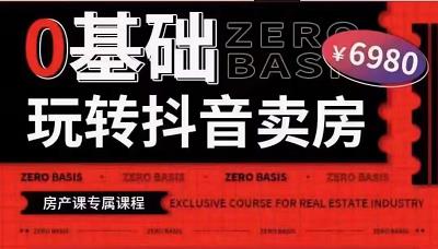修龙老师·0基础玩转短视频卖房（十九期），短视频+直播双腿走路，实现抖音卖房弯道超车-整合资源网