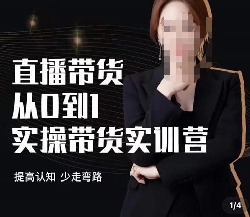 七玥·七天零基础带货教学，直播带货从0到1实操带货实训营-整合资源网
