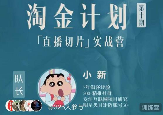 淘金之路第十期实战训练营【直播切片】，小杨哥直播切片短视频带货玩法-秀人资源网