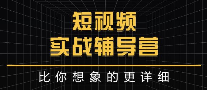 达人队长:短视频实战辅导营，比你想象的更详细-整合资源网