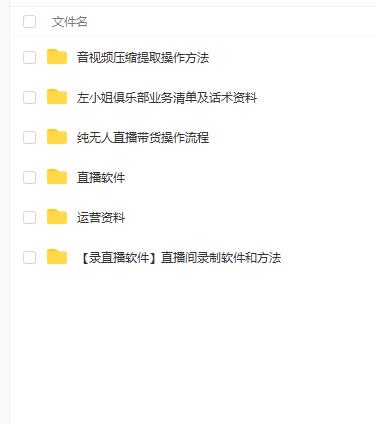 左小姐-直播带货俱乐部十三行、无人直播，全套教程附：工具、文档、话术资料-秀人资源网