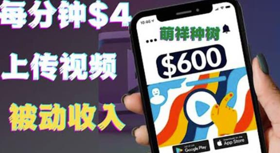只需要上传视频然后每分钟赚4美元项目：详细操作步骤，新手也可操作-整合资源网