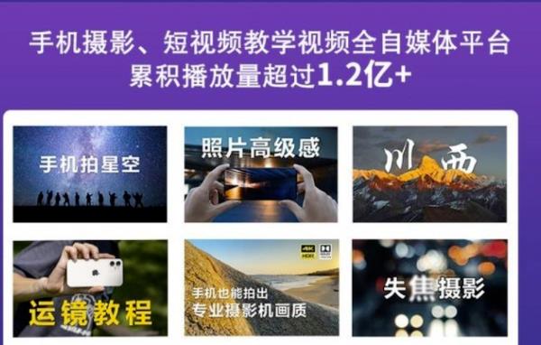 2022玩转手机影像全系课，零基础的小白也能进阶成为手机摄影专业人士-秀人资源网