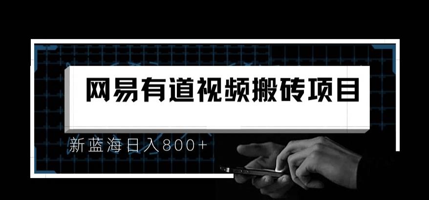 最新有道词典视频搬运项目，新蓝海日入800+-秀人资源网