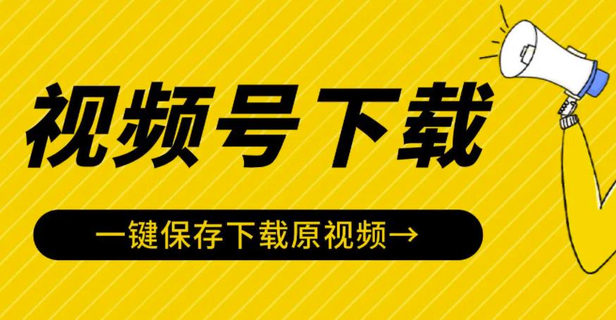 视频号视频下载神器：视频号嗅探下载器V2.0，一键保存下载原视频-秀人资源网