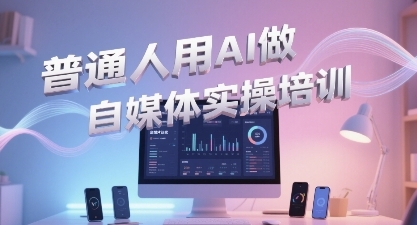 普通一个人用AI做自媒体，助你轻松开启AI自媒体创作之路-秀人资源网